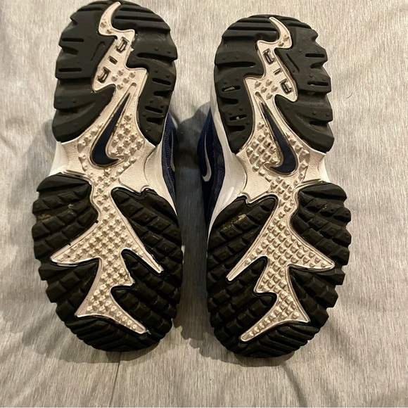 Nike vintage Y2k air blue suede chunky shoes sz 8 - Picture 3 of 6